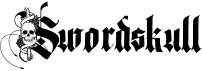 preview image of the Swordskull font
