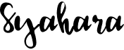 preview image of the Syahara font