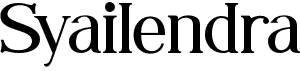 preview image of the Syailendra font