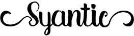 preview image of the Syantic font