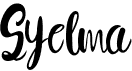 preview image of the Syelma font