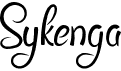 preview image of the Sykenga font