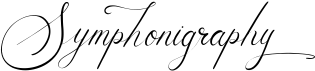 preview image of the Symphonigraphy font