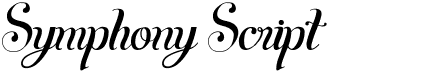 preview image of the Symphony Script font
