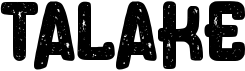 preview image of the Talake font
