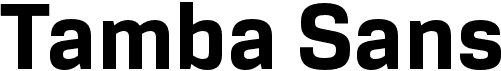 preview image of the Tamba Sans font