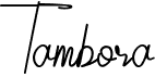 preview image of the Tambora font
