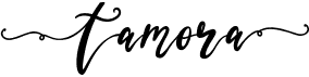 preview image of the Tamora font
