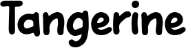 preview image of the Tangerine font