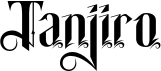 preview image of the Tanjiro font