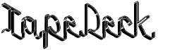 preview image of the Tape Deck font