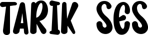 preview image of the Tarik Ses font