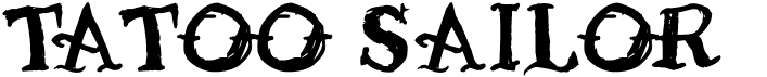 preview image of the Tatoo Sailor font