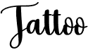preview image of the Tattoo font