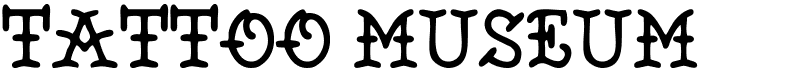 preview image of the Tattoo Museum font
