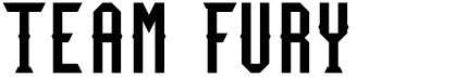 preview image of the Team Fury font