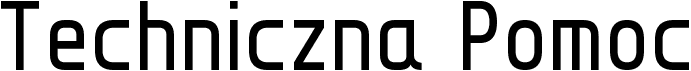 preview image of the Techniczna Pomoc font