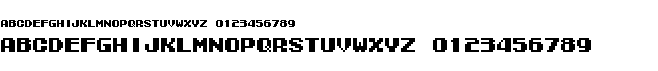 preview image of the Tecmo Bowl font