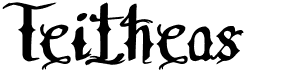 preview image of the Teitheas font