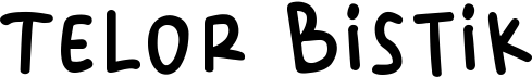 preview image of the Telor Bistik font