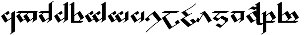 preview image of the Tengwar Noldor font