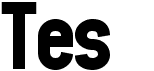 preview image of the Tes font