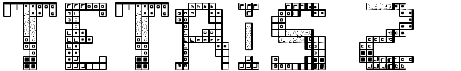 preview image of the Tetris 2 font