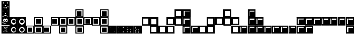 preview image of the Tetris Blocks font