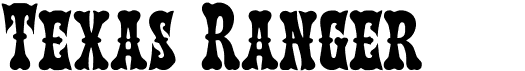 preview image of the Texas Ranger font