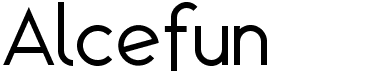 preview image of the TG Alcefun font