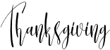 preview image of the Thanksgiving font