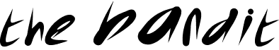 preview image of the The Bandit font