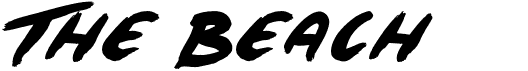 preview image of the The Beach font