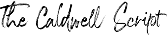 preview image of the The Caldwell Script font