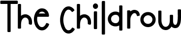 preview image of the The Childrow font