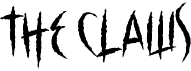 preview image of the The Claws font