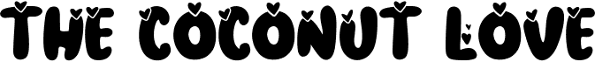 preview image of the The Coconut Love font