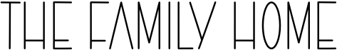 preview image of the The Family Home font