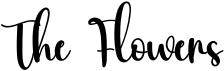 preview image of the The Flowers font