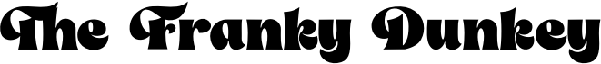 preview image of the The Franky Dunkey font