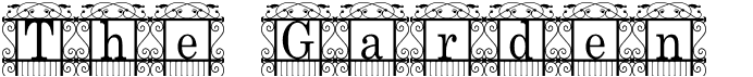 preview image of the The Garden font