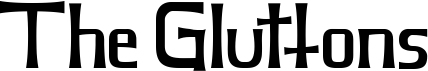 preview image of the The Gluttons font
