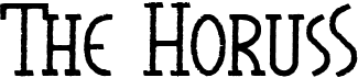 preview image of the The Horuss font