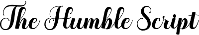 preview image of the The Humble Script font