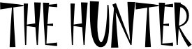 preview image of the The Hunter font