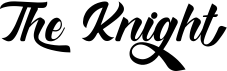 preview image of the The Knight font