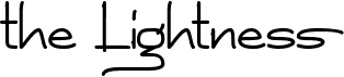 preview image of the The Lightness font