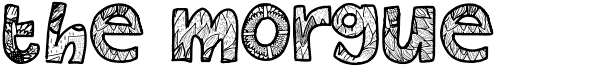preview image of the The Morgue font