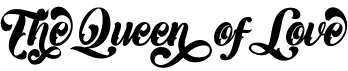 preview image of the The Queen Of Love font