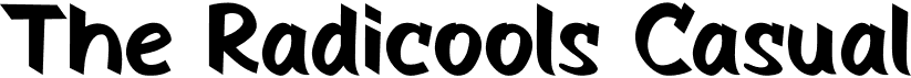 preview image of the The Radicools Casual font